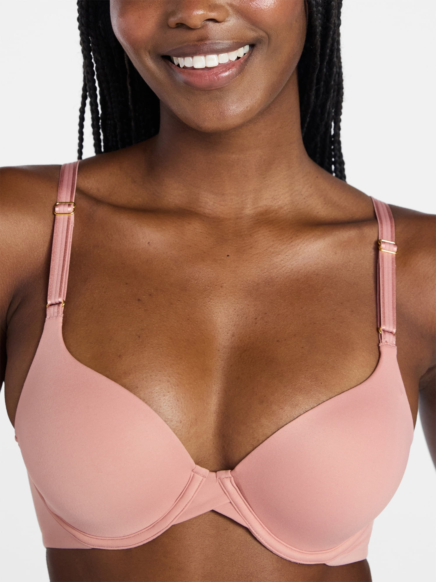 Joyspun Women's Smoothing T-Shirt Bra, Sizes 34B-40DDD