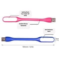 thumbnail image 6 of USB LED Light Lamp for Power Bank (10 PCS) Portable Eye Care Mini Night Light with Flexible Arm, USB Gooseneck Reading Lamps Book Light,Compatible for Desktop, Notebook Laptop（10 colors）, 6 of 9