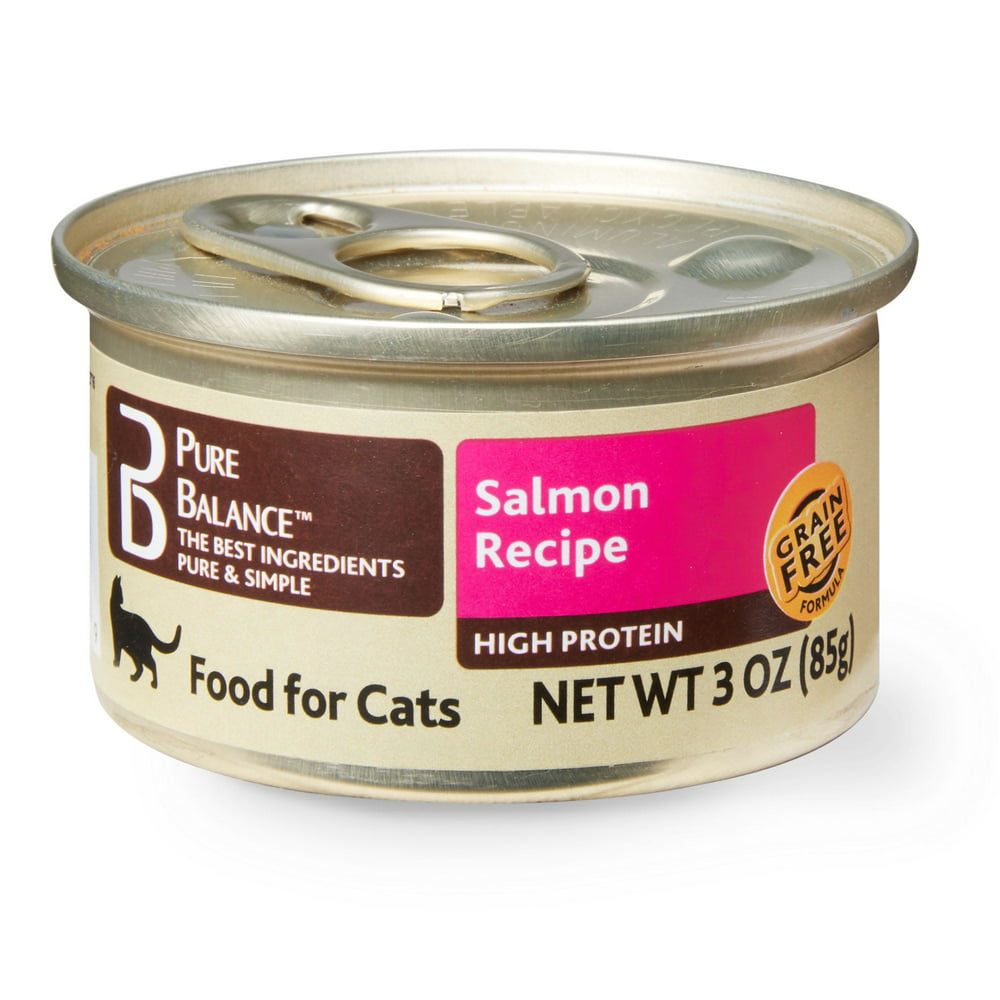 Pure Balance GrainFree Salmon Recipe Wet Cat Food, 3 oz