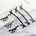 thumbnail image 1 of Tree Branch Rural Furniture Handle Black Silver Cabinet Knobs And Handles Kitchen Pulls Drawer Knobs 96mm 128mmGift, 1 of 5