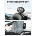 thumbnail image 5 of Benlari Respaldo ajustable para el conductor Respaldo para el conductor Respaldo enchufable compatible para Harley Davidson Touring Street Glide Road Glide Road King Electra Glide 1997-2024 2023 2022, 5 of 5