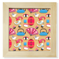 thumbnail image 1 of Grue Répéter Japonpattern Carré Cadre Photo Mur Affichage de Table, 1 of 3