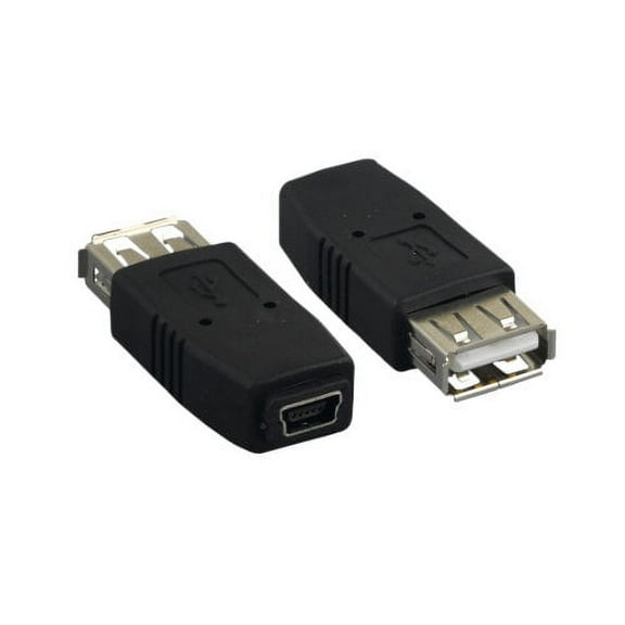 Kentek USB 2.0 Type A Female to Mini B 5 Pin Female F/F Converter Extender Gender Changer Adapter Coupler For Digital Camera Cell phone PDA PC MAC