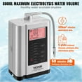thumbnail image 4 of STAWAY Alkaline Water Ionizer - pH 3.5-10.5, 7 Settings, 5 Plates, Auto-Clean, 8000L Filter, Hydrogen Rich Water Purifier for Health & Cooking, 4 of 9