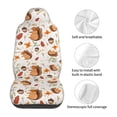 thumbnail image 5 of Yiaed Squirrel Print Car Seat Covers,Universal Auto Seats Protector Fits for Car,SUV Sedan,Truck,Automotive Seat Covers & Accessories(Two packs), 5 of 7