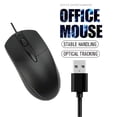 thumbnail image 4 of 1pc Wired Black Premium Desktop Computer Universal Sliding , Sensitive And Comfortable Grip, for Pc/Laptop/Notebook, Computer Additions, Compact Design, Fashion ,  Tracking,, 4 of 7