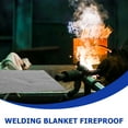 thumbnail image 5 of SKISUNO Fireproof Welding Blanket Insulation Fireproof Blanket Grey 1Set Picnics, 5 of 5