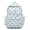Blue, variant on Floral Motif Nylon Aesthetic Backpack, Water-Resistant Stain-Proof Large Capacity Lightweight Daypack for School Travel Daily Use, 16.93" x 11.81" x 6.3" (Yellow)