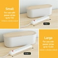 thumbnail image 7 of D-Line Cable Management Box, Hide Power Strips & Cords - Small, White with Wood-Lid, 7 of 7