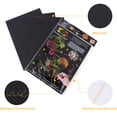 thumbnail image 2 of Ortofally 2 Pack of 10pcs Scratch Paper Scratching Drawing Paper Black Scratch Crafts Notes Boards Scratch Supplies, 2 of 10