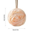 thumbnail image 3 of Large Super Soft Rose Bath Flower & Scrub | PE Foaming Bath Sponge with Hanging Rope | Red Blue Green Pink Colors | 13x8cm Body Scrubber for Relaxing Shower & Bath, 3 of 6
