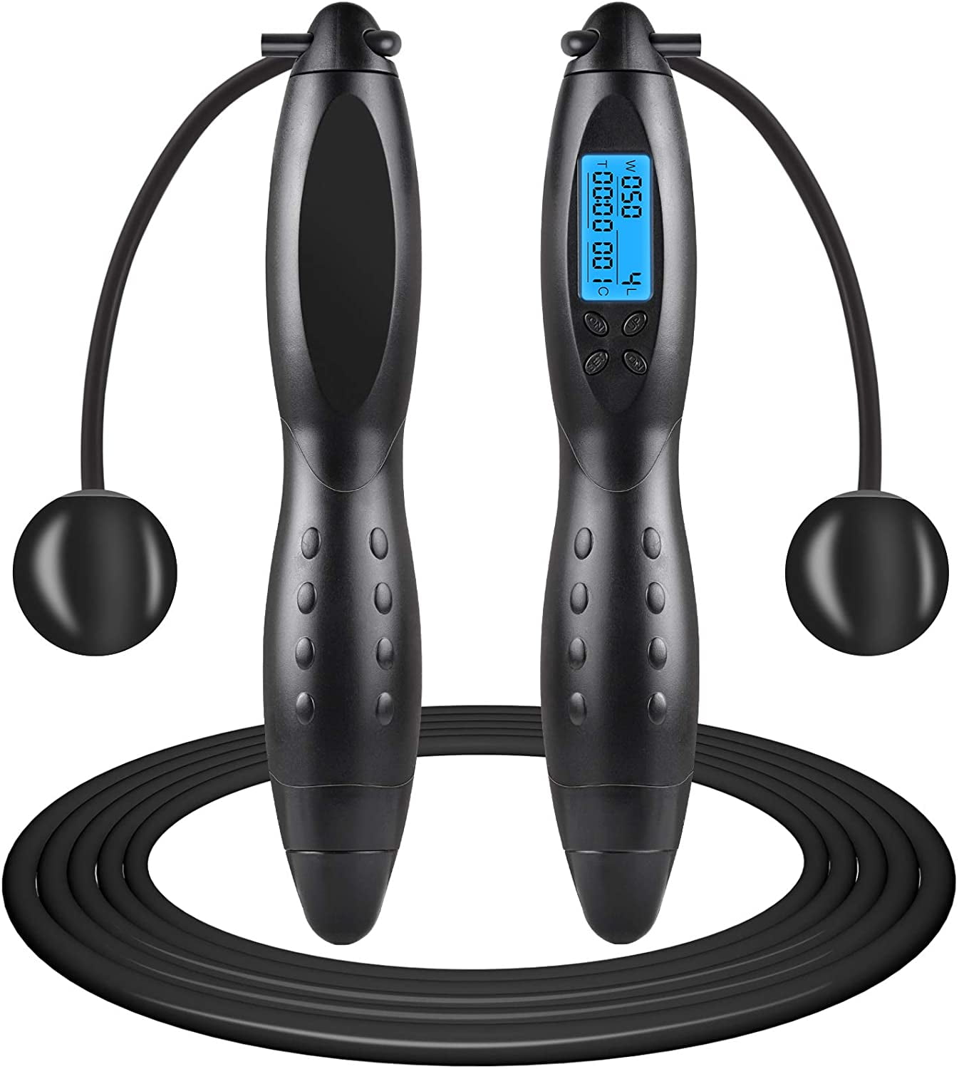 Borke Jump Rope, Digital Weighted Handle Workout Jumping Rope with