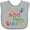 AC-Heather Grey, variant on Inktastic Mimi and Pappy Love Me Boys or Girls Baby Bib