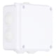 thumbnail image 3 of Caja de conexiones 100x100x70mm IP65 Caja eléctrica preperforada impermeable con tapón de goma para exteriores, 3 of 9