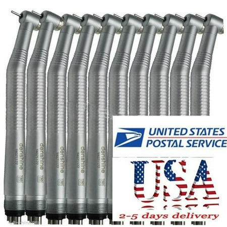 10 Pcs Single Water Spary Standard Head Dental High Speed Handpiece 2/4 Hole