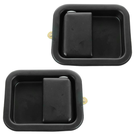 New Metal Door Handles Outside Exterior Front LH & RH Pair Set for Jeep Wrangler Fits select: 1997-2006 JEEP WRANGLER / TJ