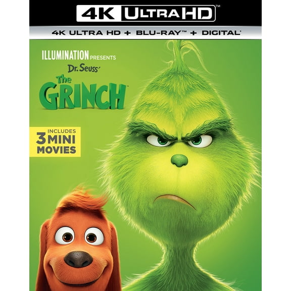 Illumination Presents: Dr. Seuss' The Grinch (4K Ultra HD   Digital) [UHD]