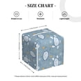 thumbnail image 3 of Uemuo Turtle Tissue Box Cover Holder, Square with Bottom Belt - PVC Leather Decorative Organizer for Tabletop, Bathroom, Car, Office, 3 of 8