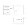 thumbnail image 4 of Architectural Mailboxes 5103B Oasis Casier à Colis, Extra Large, Noir, 4 of 4