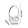 thumbnail image 3 of Auriculares Bluetooth Metálicos, Diseño Vintage, Cancelación de Ruido Avanzada, Batería de Larga Duración, Modos de Sonido Versátiles, Ajuste Cómodo, Tecnología Inalámbrica 5.3, Batería de 3, 3 of 5