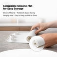thumbnail image 5 of Silicone Mixer Sliding Mat for KitchenAid Stand Mixer with 3 Attachment Storage Slots, Mixer Mover Slider Mat, Roll Up Non-Slip Countertop Protector for 4.5-5 Quart Tilt-Head Mixers (White), 5 of 7