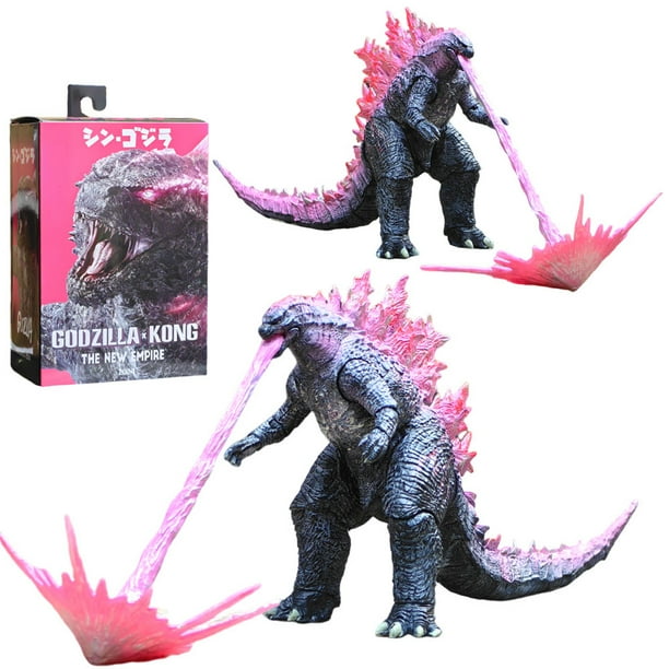 Versión de la película 2024 Red Lotus Godzilla figura Godzilla vs. King Kong explosión nuclear monstruo modelo de juguete móvil