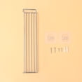thumbnail image 2 of 2pcs Stainless Steel Wall-mounted Spice Holder Kitchen Storage Rack Condiment Shelf (Silver), 2 of 7
