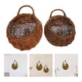 thumbnail image 6 of Arborister Wicker Hanging Flower Planter: 2pcs Round Railing Planter (26x20cm), 6 of 10