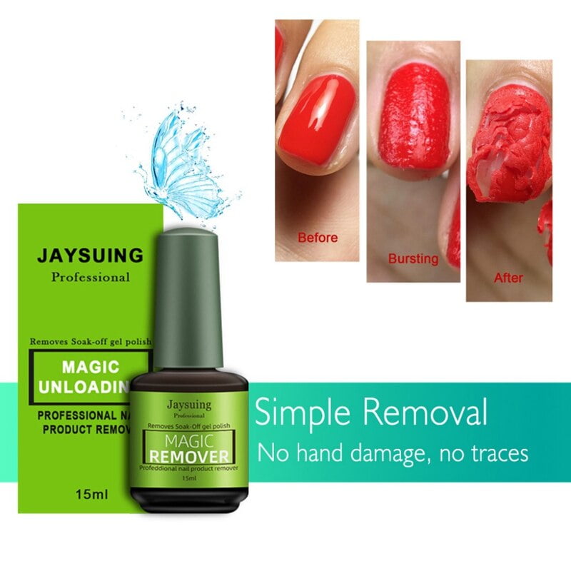 Magic Nail Polish Remover Is NonIrritating, Can Remove Gel Nail Polish Burst Nail Polish