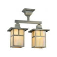 thumbnail image 4 of Meyda Tiffany 109152 Hyde Park T Mission 2 Light 16" Wide Semi-Flush Linear Ceiling, 4 of 7