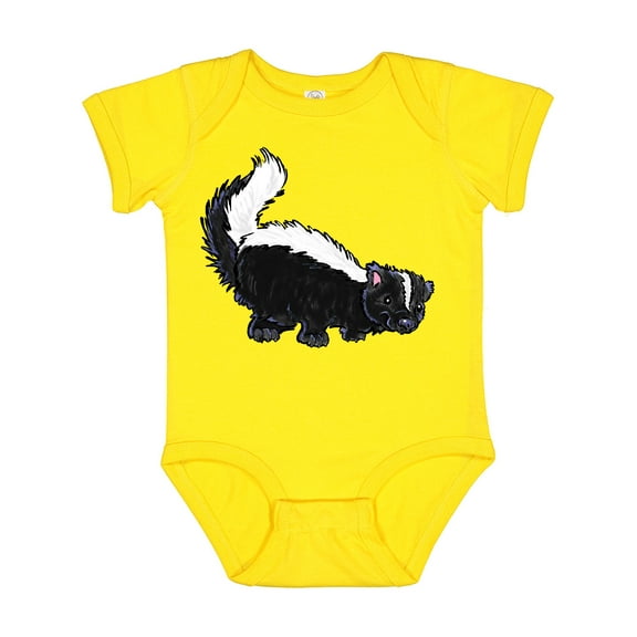 Inktastic Animals Cute Skunk Boys or Girls Baby Bodysuit