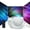 White, variant on YAHHU BT Speaker Night Light Snail Starry Sky Projector Lamp Aurora Light for Bedroom (5.91 inches / 15.00 cm) - Black