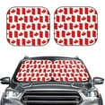 thumbnail image 2 of Naloa Canada 2 Piece Foldable Car Sun Shades, Car Windshield Sunshade, Front Window Sunshade for Car, Truck, SUV - Medium, 2 of 7