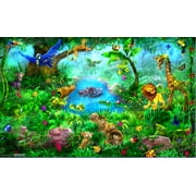 Jungle Wall Decal Poster 15"x24"