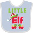 thumbnail image 3 of Inktastic Christmas Little Elf Boys or Girls Baby Bib, 3 of 4