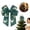 B, variant on Multi-Loop Polyester Christmas Bow 24-Pack Holiday Print Reindeer Merry Christmas Ribbon 4-Loop Bows For Tree Garland Gift Box And Party Decor