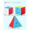 thumbnail image 2 of Speed Cube Set with 2x2x3x3  Cube, Stickerless Puzzle for All Ages, 2 of 8