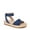 Blue, variant on SOUL Naturalizer Womens Deara Platform Flat Sandals - Medium & Wide Width