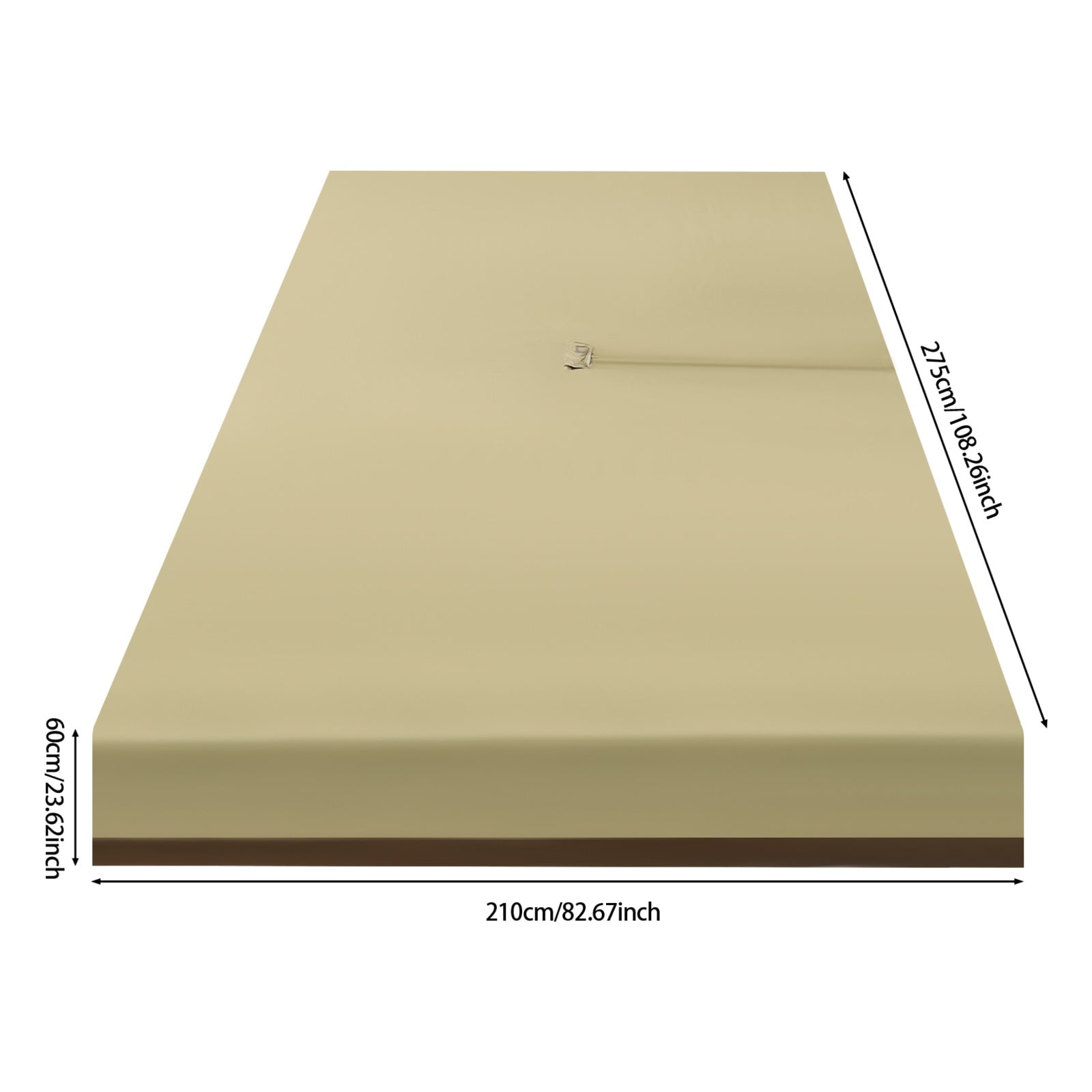 Outdoor Table Cover, Waterproof Patio Furniture Covers for Square Table and Chairs, 275x210x60cm