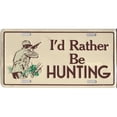 thumbnail image 1 of Je Préférerais Tre Chasse Plaque d'Immatriculation, 1 of 1