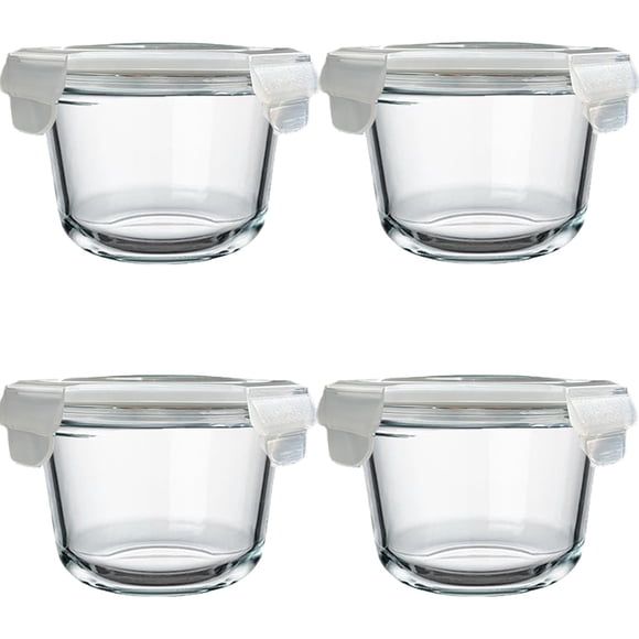 Recipientes de vidrio para sopas H.JSS WDJS 530 ml (paquete de 4)
