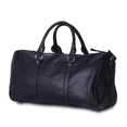 thumbnail image 6 of Strutt Black Leather Light Weight Unisex Cabin/Duffle Carry-on Bag, 6 of 6