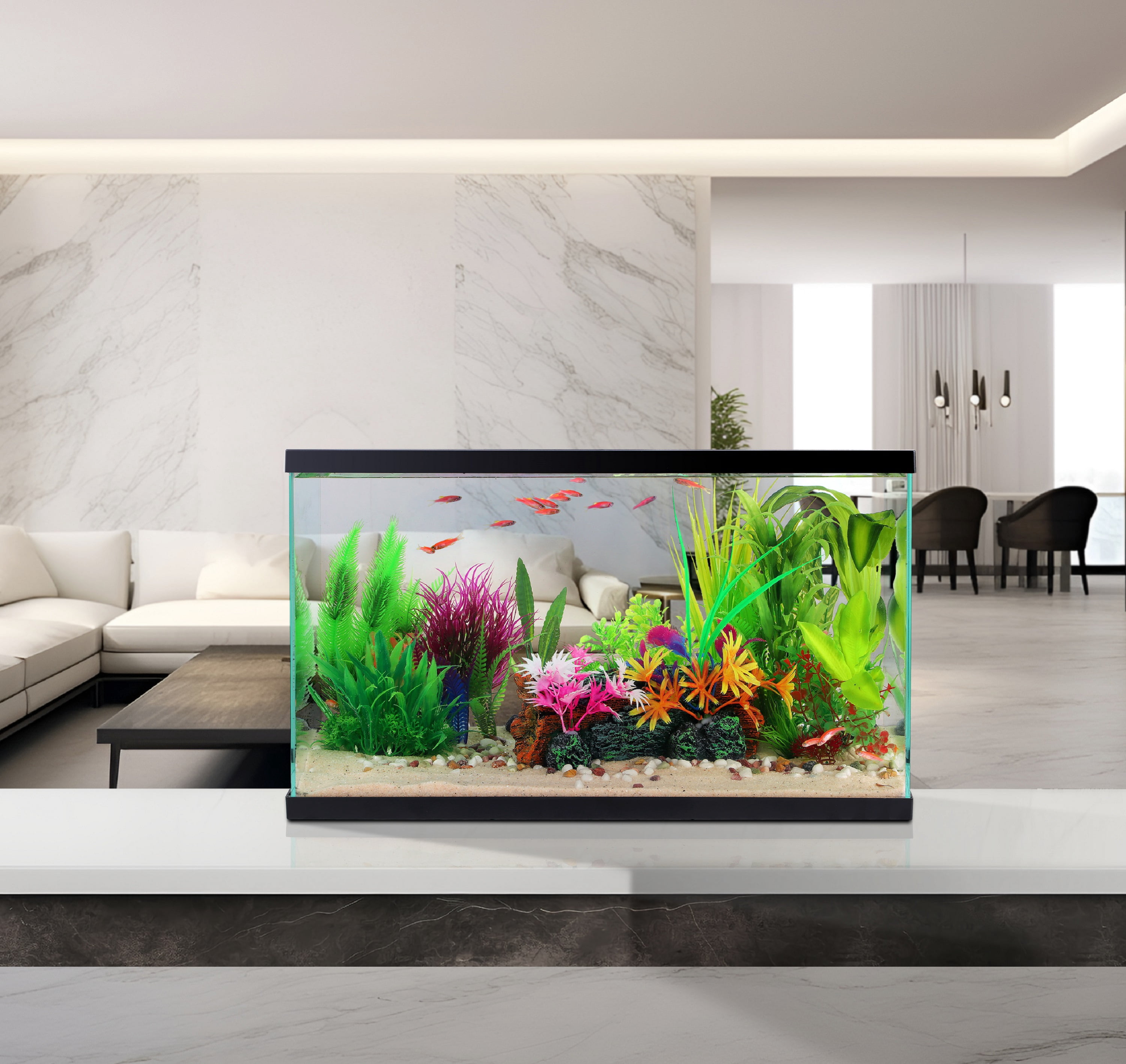 Aqua Culture Double & Breeding Goldfish Aquarium Breeder Tank, 10 in x 20 in, 1 Count, 1 Pack