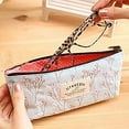 thumbnail image 3 of Stylus Pencil Cartoon Pencil Bag Brush Wrap Holder Pencil Case Cosmetic Makeup Coin Pouch, 3 of 4