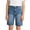 Blue, variant on Einccm Girls High Waisted Denim Bermuda Shorts, Lightweight Black Five Pocket Casual Workwear Jean Shorts with Pockets for 12-16 Years Teen Girls School Summer Wear