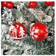 thumbnail image 5 of 44 Pcs Christmas Hanging Balls Ornaments Set for Xmas Tree Decorations, Shatterproof Plastic Decorative Holiday Wedding Party Supplies, Red+White, 5 of 9