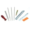 thumbnail image 3 of Guide Chainsaw Sharpener File Kit Chainsaw Chain Sharpener Chain Parts Set, 5/32, 3/16, and 7/32 Inch Files, Wood Handle, Depth Gauge, and Tool Pouch for Sharpening & Filing All, 3 of 6