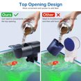 thumbnail image 3 of CHOK Fish Feeder 200ML Capacity Rechargeable Timer Automatic Feeder for Aquarium  Fish Tank, 3 of 6