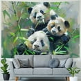 thumbnail image 4 of Awpe Home Wall Tapestry Art Chinese Style Bamboo Panda Poster Hanging Tapestry Painting, 4 of 6