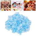 thumbnail image 4 of Snowflake Christmas Confetti Vibrant Color Winter Holiday Decoration 1000Pcs Reusable Plastic, 4 of 7